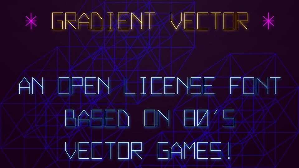 Gradient Vector Font › Fontesk