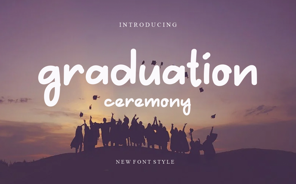 Graduation Cerenony Font