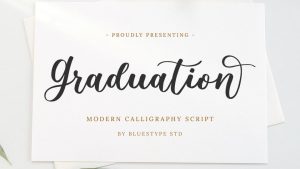 Graduation Font › Fontesk