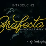 Grafesta Monoline Script Font