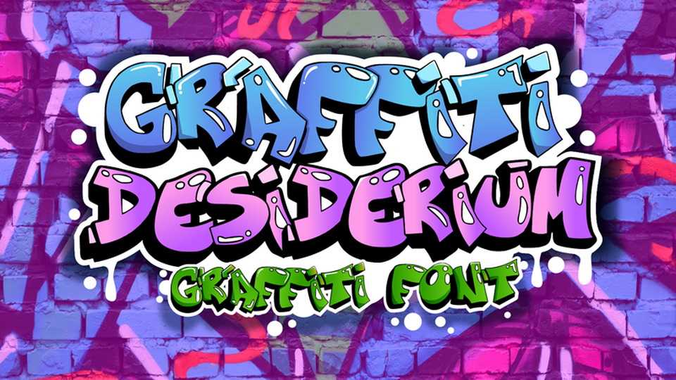 Graffiti Desiderium Font › Fontesk