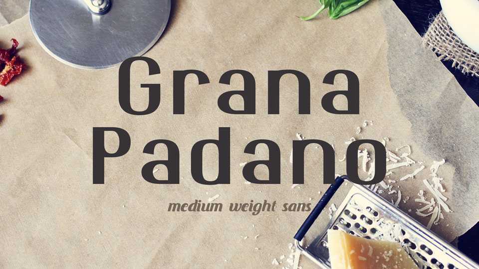 Grana Padano Font › Fontesk