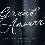 Grand Amoura Handwritten Font