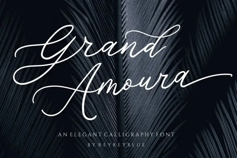 Grand Amoura Handwritten Font