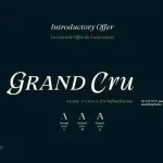 Grand Cru Serif Font - Fonte Grátis Grand Cru Serif Font