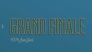 Grand Finale Font › Fontesk