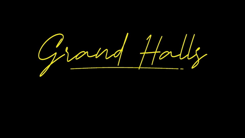 Grand Halls Font › Fontesk