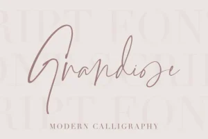 Grandiose Signature Font