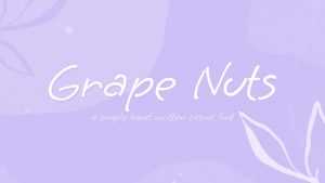 Grape Nuts Font › Fontesk