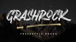 Grashrock Freestyle Brush Font › Fontesk