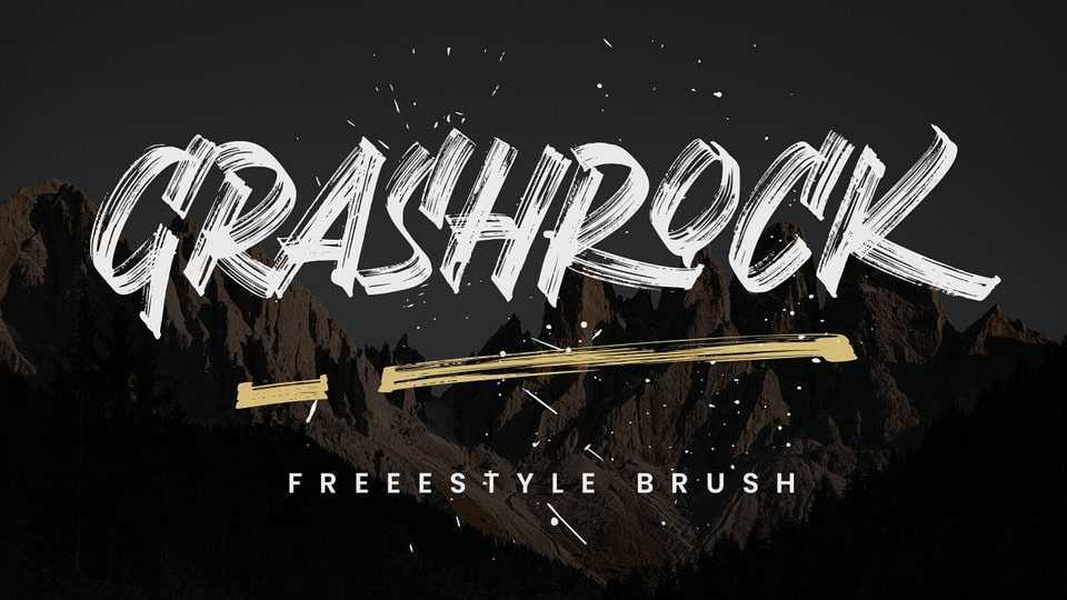 Grashrock Freestyle Brush Font › Fontesk