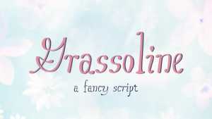 Grassoline Script Font › Fontesk