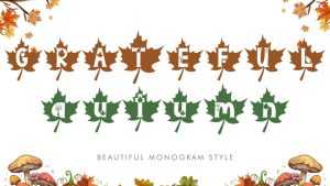 Grateful Autumn Font › Fontesk