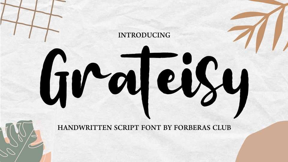 Grateisy Font › Fontesk