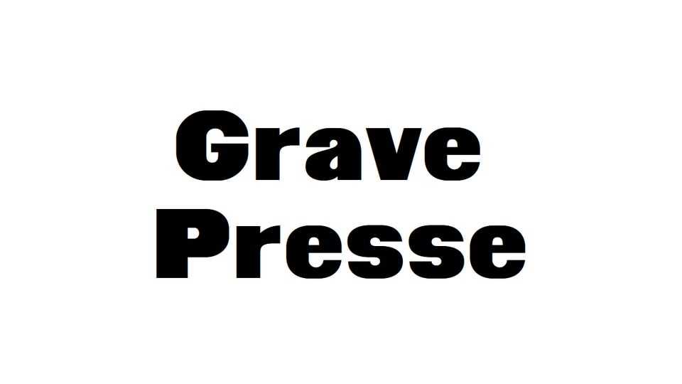 Grave Presse Font › Fontesk