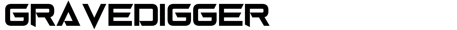 Gravedigger Font - 1001 Free Fonts