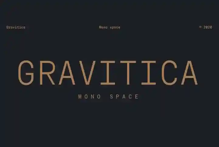 Gravitica Mono Sans Serif Font