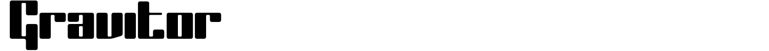 Gravitor Font - 1001 Free Fonts