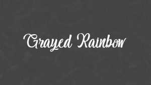 Grayed Rainbow Font › Fontesk