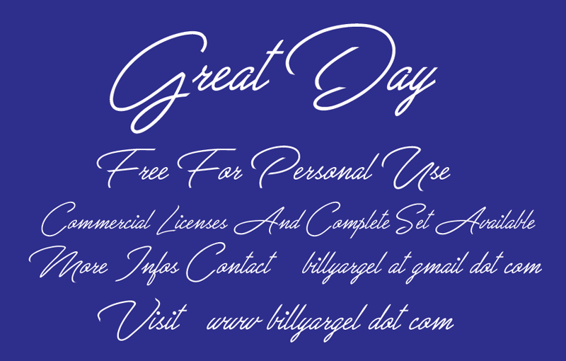 Great Day Font