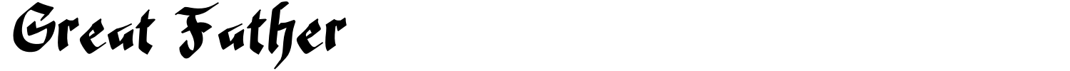 Great Father Font - 1001 Free Fonts