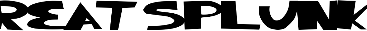 Great Splunk Font - 1001 Free Fonts