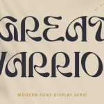 Great Warrior Font › Fontesk - Fonte Grátis Great Warrior Font › Fontesk