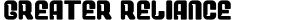 Greater Reliance Font - 1001 Free Fonts