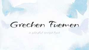Grechen Fuemen Font › Fontesk