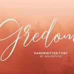 Gredom Script Font