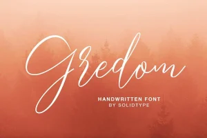 Gredom Script Font