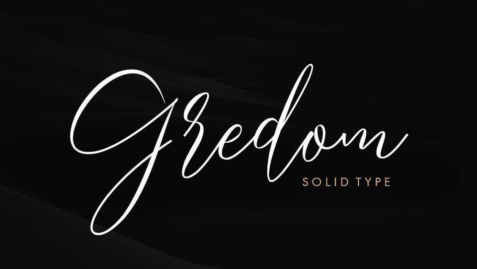 Gredom Script Font › Fontesk