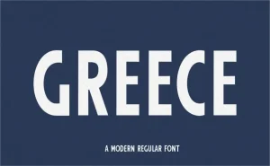 Greece Sans Serif Font