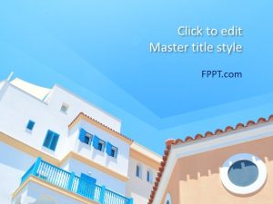 Greek Town PowerPoint Template