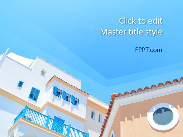 Greek Town PowerPoint Template