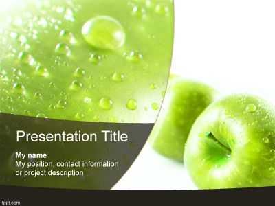Green Apple PowerPoint Template