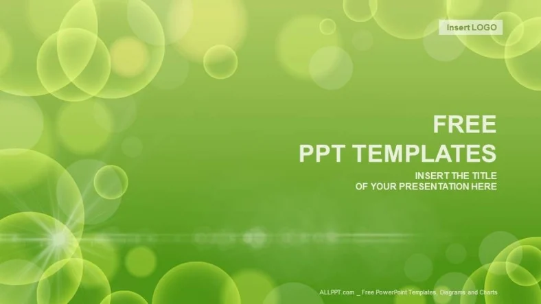 Green Circle Abstract PowerPoint Templates