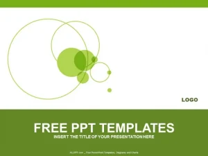 Green Circle PowerPoint Templates Design