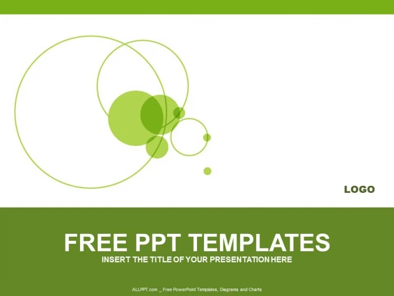 Green Circle PowerPoint Templates Design
