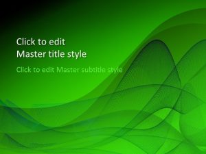 Green Design PowerPoint Template