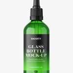 Green dropper bottle mockup / 100 ml - Free PSD Download Green dropper bottle mockup / 100 ml