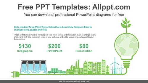 Green Energy PowerPoint Diagram