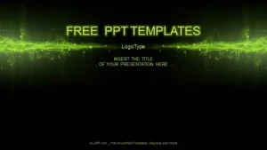 Green Equalizer-Abstract PowerPoint Templates