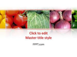 Green Groceries PowerPoint Template
