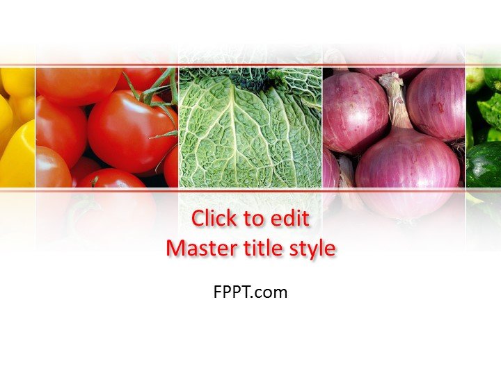 Green Groceries PowerPoint Template