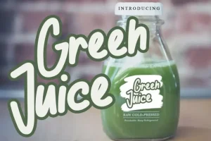 Green Juice Display Font