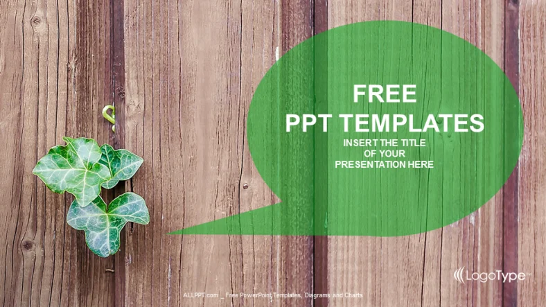 Green Plant-Nature PowerPoint Templates