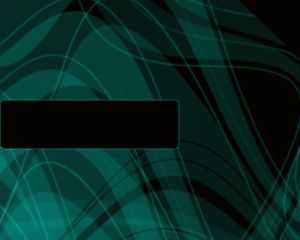 Green Waves Power Point Template