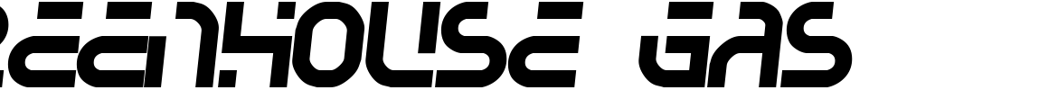 Greenhouse Gas Font - 1001 Free Fonts