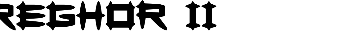 Greghor II Font - 1001 Free Fonts